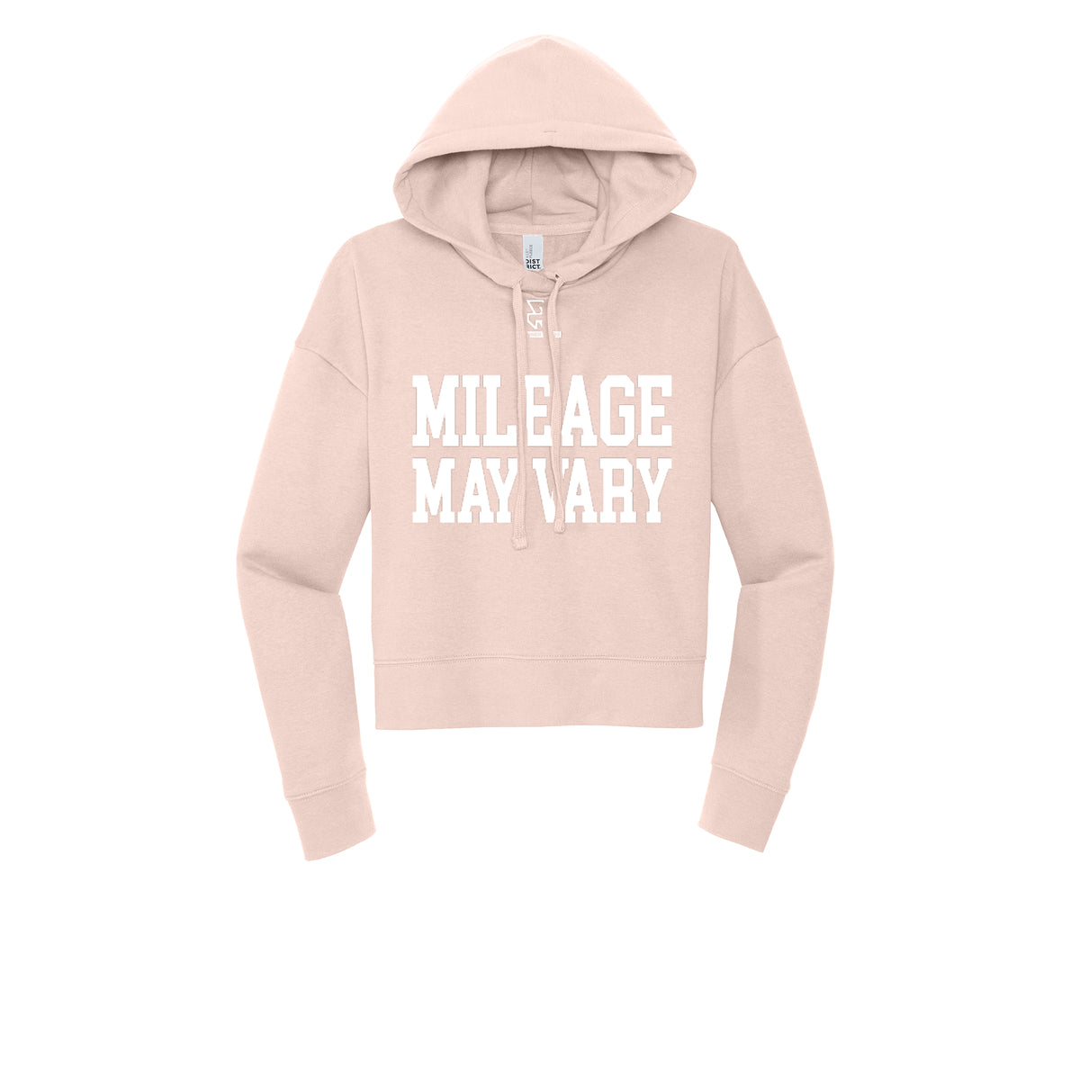 MILEAGE MAY VARY (White) - Womens Fleece Hoodie