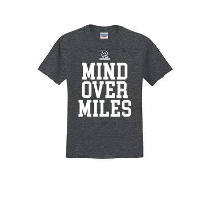 MIND OVER MILES (White) - Short Sleeve Cotton Tee