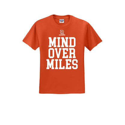 MIND OVER MILES (White) - Short Sleeve Cotton Tee