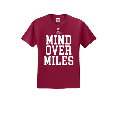 MIND OVER MILES (White) - Short Sleeve Cotton Tee