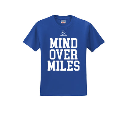 MIND OVER MILES (White) - Short Sleeve Cotton Tee