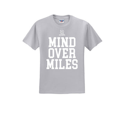 MIND OVER MILES (White) - Short Sleeve Cotton Tee