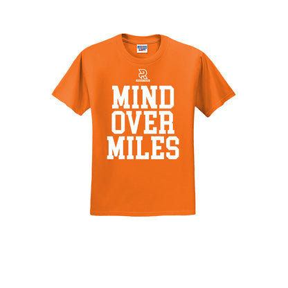 MIND OVER MILES (White) - Short Sleeve Cotton Tee