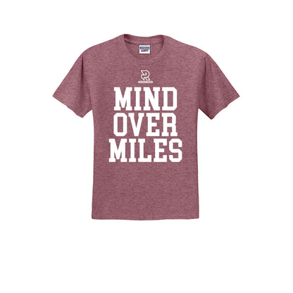 MIND OVER MILES (White) - Short Sleeve Cotton Tee