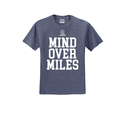 MIND OVER MILES (White) - Short Sleeve Cotton Tee