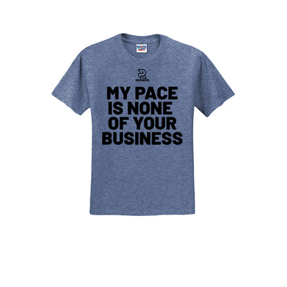 MY PACE IS NONE OF YOUR BUSINESS (Black) - Short Sleeve Cotton Tee