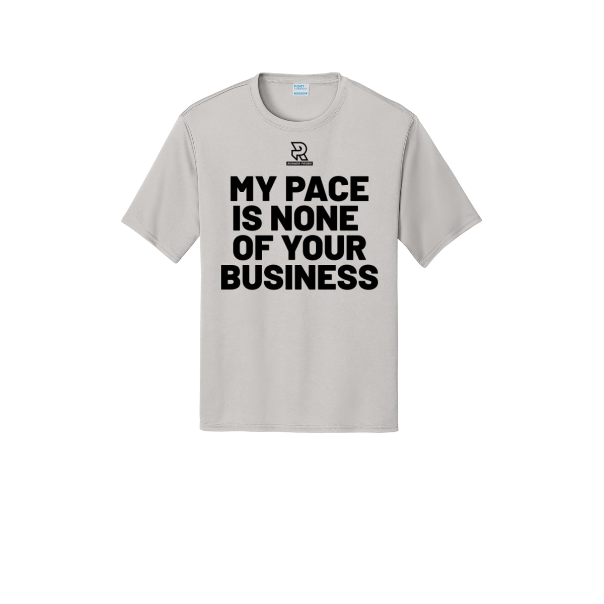 MY PACE IS NONE OF YOUR BUSINESS (Black) - Short Sleeve Performance Tee