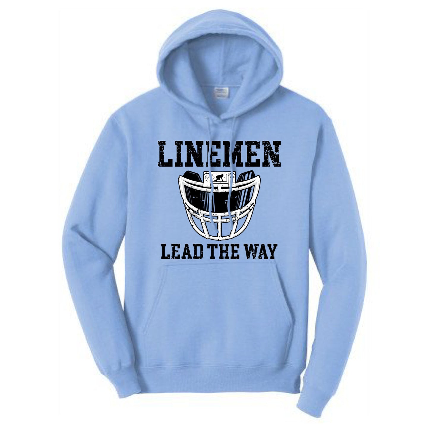LINEMEN LEAD THE WAY (A) (Black) - Hoodie