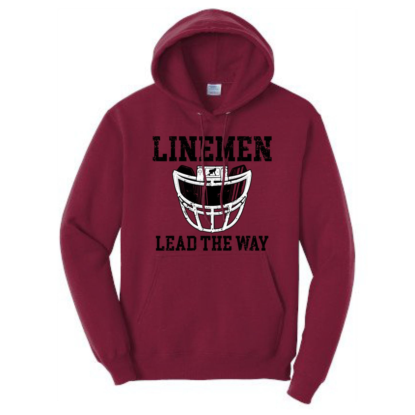 LINEMEN LEAD THE WAY (A) (Black) - Hoodie
