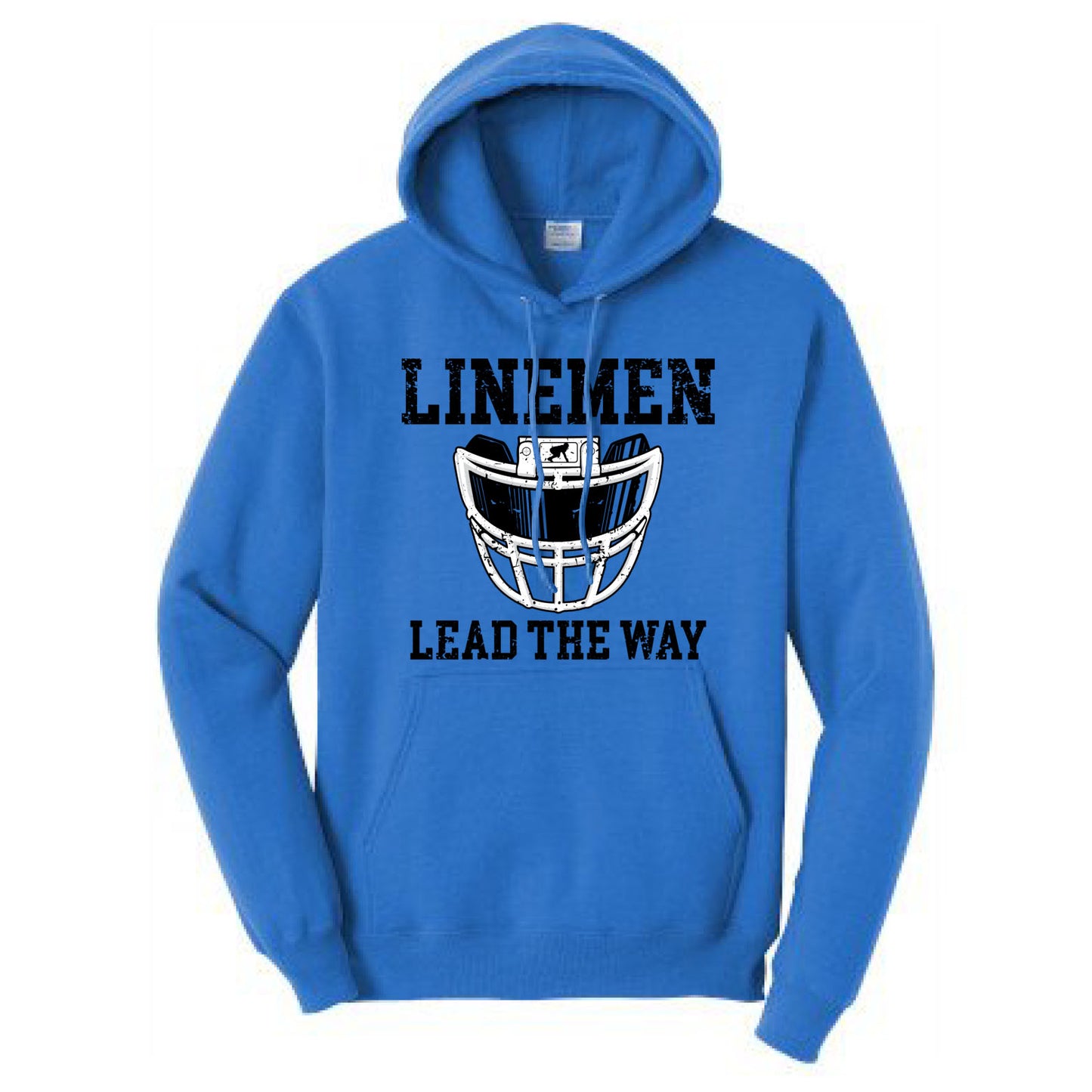 LINEMEN LEAD THE WAY (A) (Black) - Hoodie