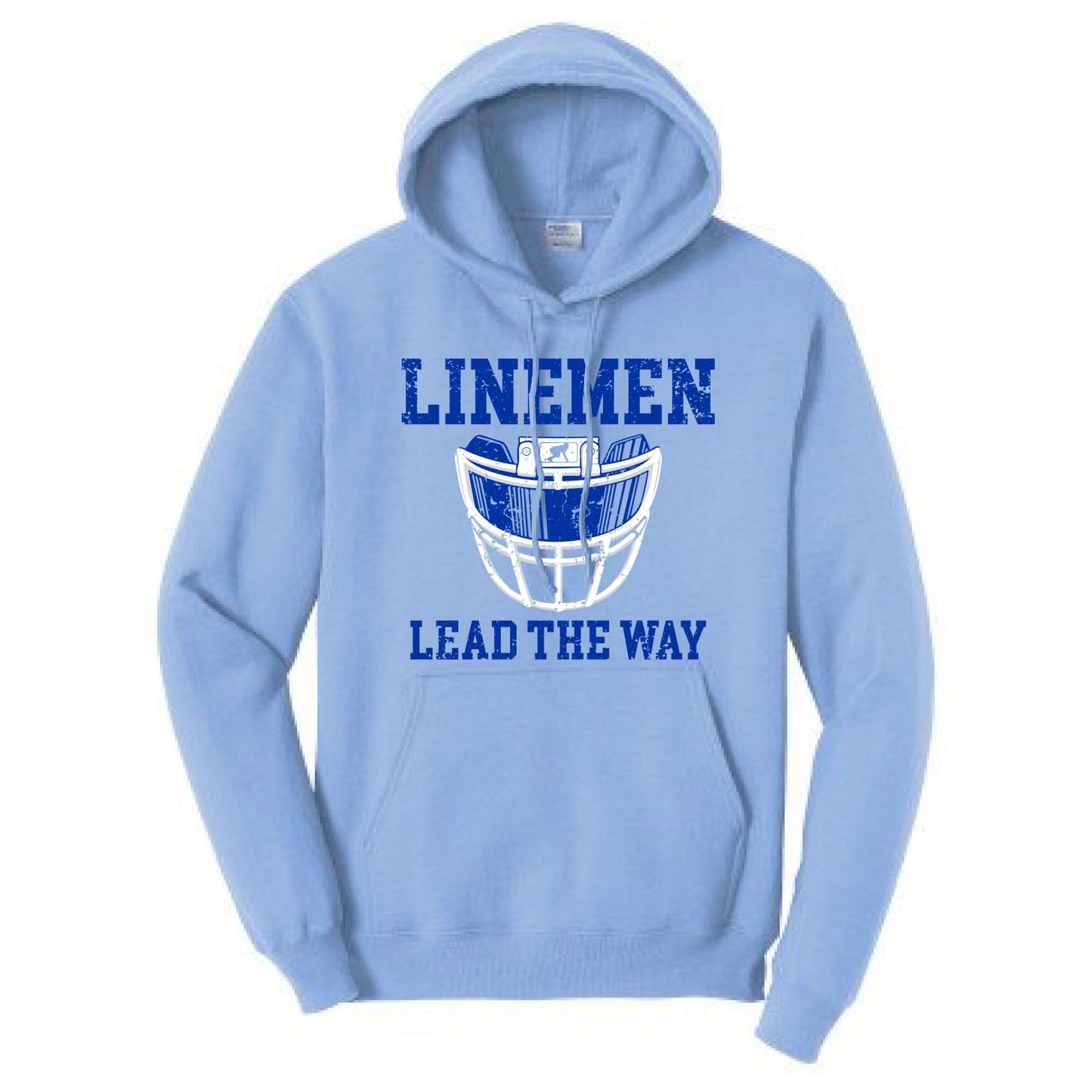 LINEMEN LEAD THE WAY (A) (Royal) - Hoodie
