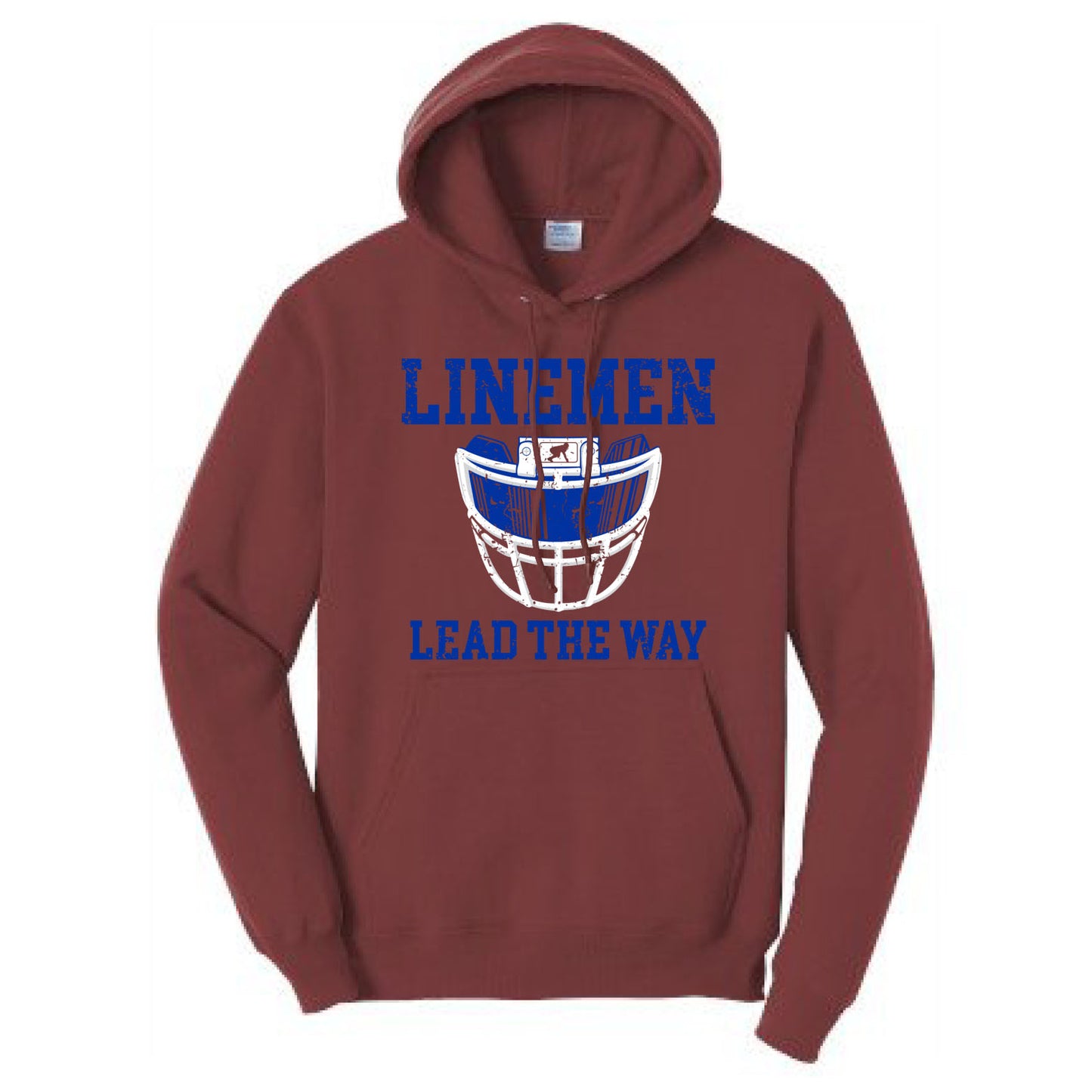 LINEMEN LEAD THE WAY (A) (Royal) - Hoodie