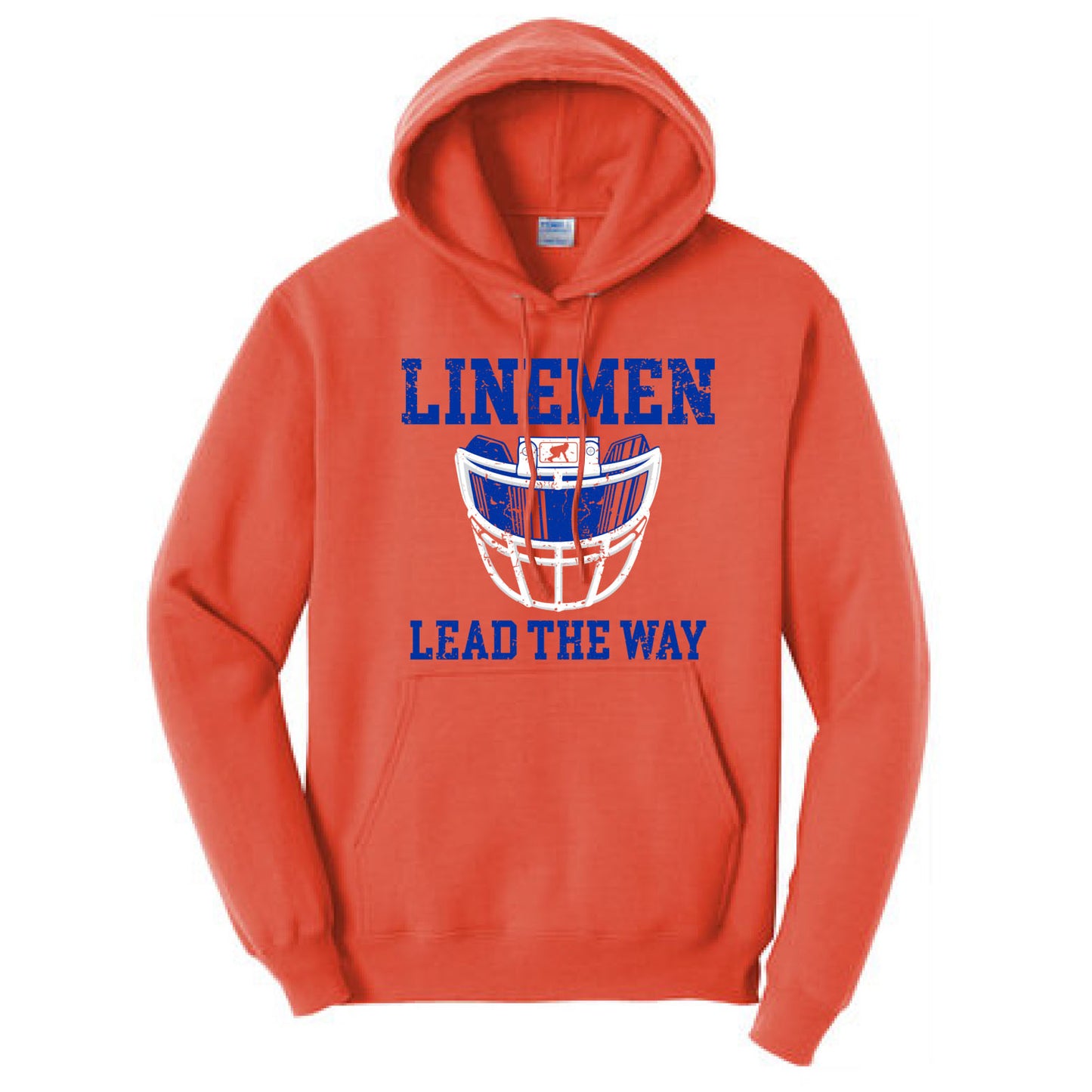 LINEMEN LEAD THE WAY (A) (Royal) - Hoodie