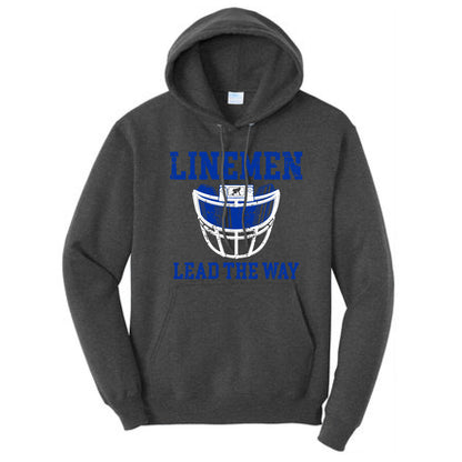 LINEMEN LEAD THE WAY (A) (Royal) - Hoodie