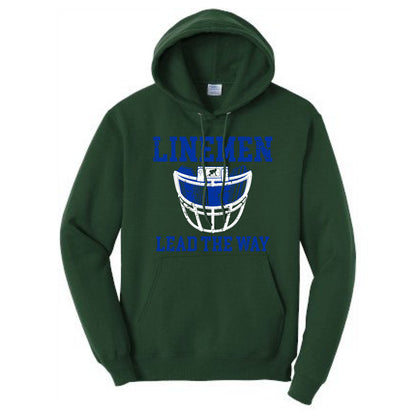 LINEMEN LEAD THE WAY (A) (Royal) - Hoodie