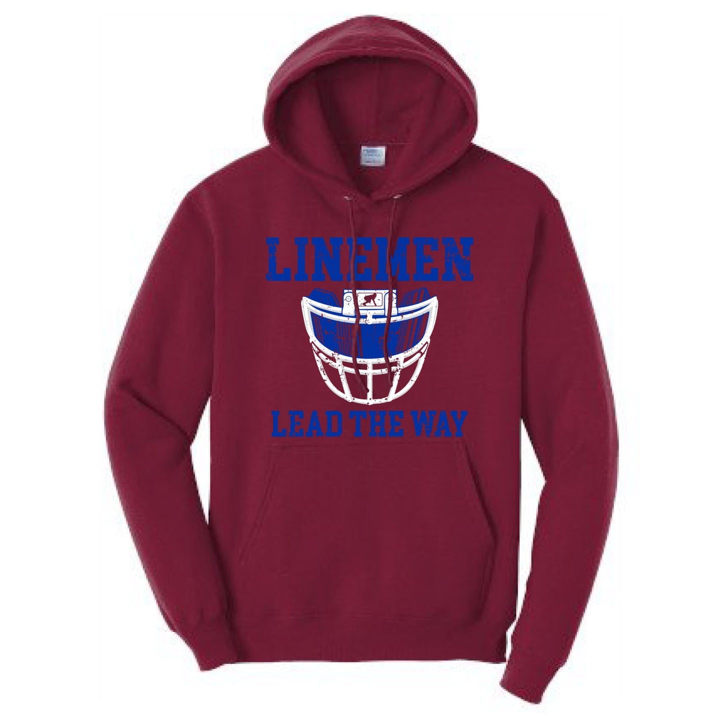 LINEMEN LEAD THE WAY (A) (Royal) - Hoodie