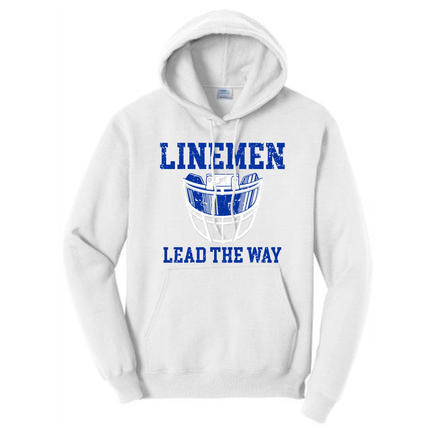LINEMEN LEAD THE WAY (A) (Royal) - Hoodie