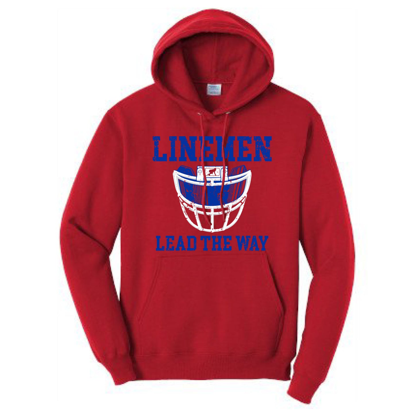 LINEMEN LEAD THE WAY (A) (Royal) - Hoodie
