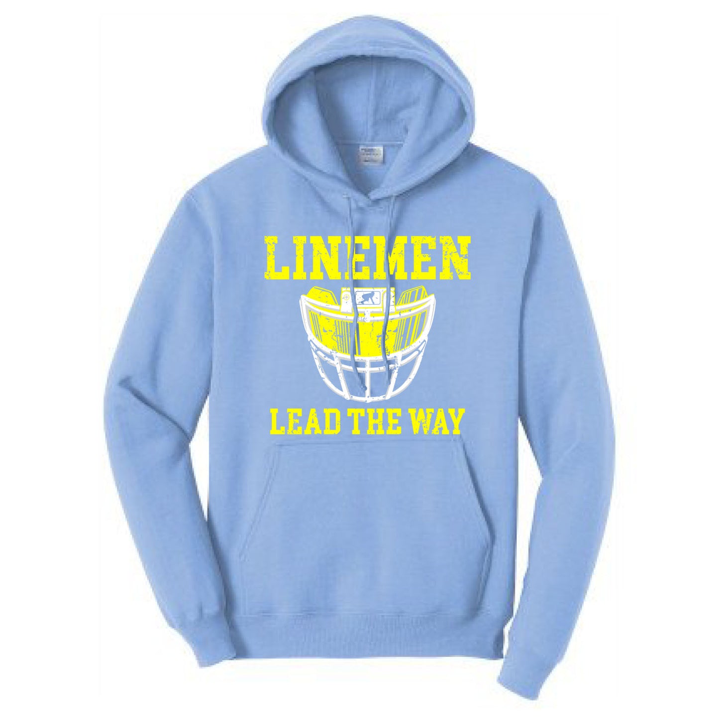 LINEMEN LEAD THE WAY (A) (Yellow) - Hoodie