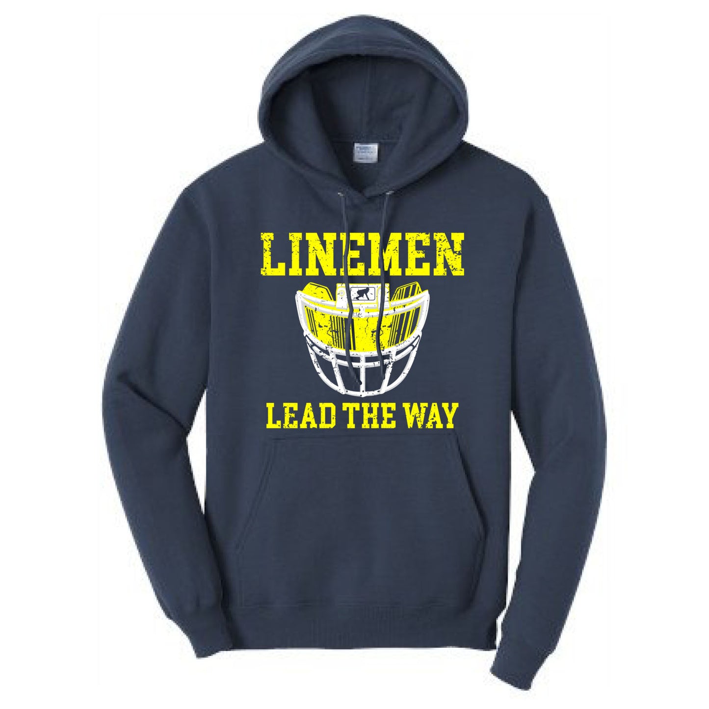 LINEMEN LEAD THE WAY (A) (Yellow) - Hoodie