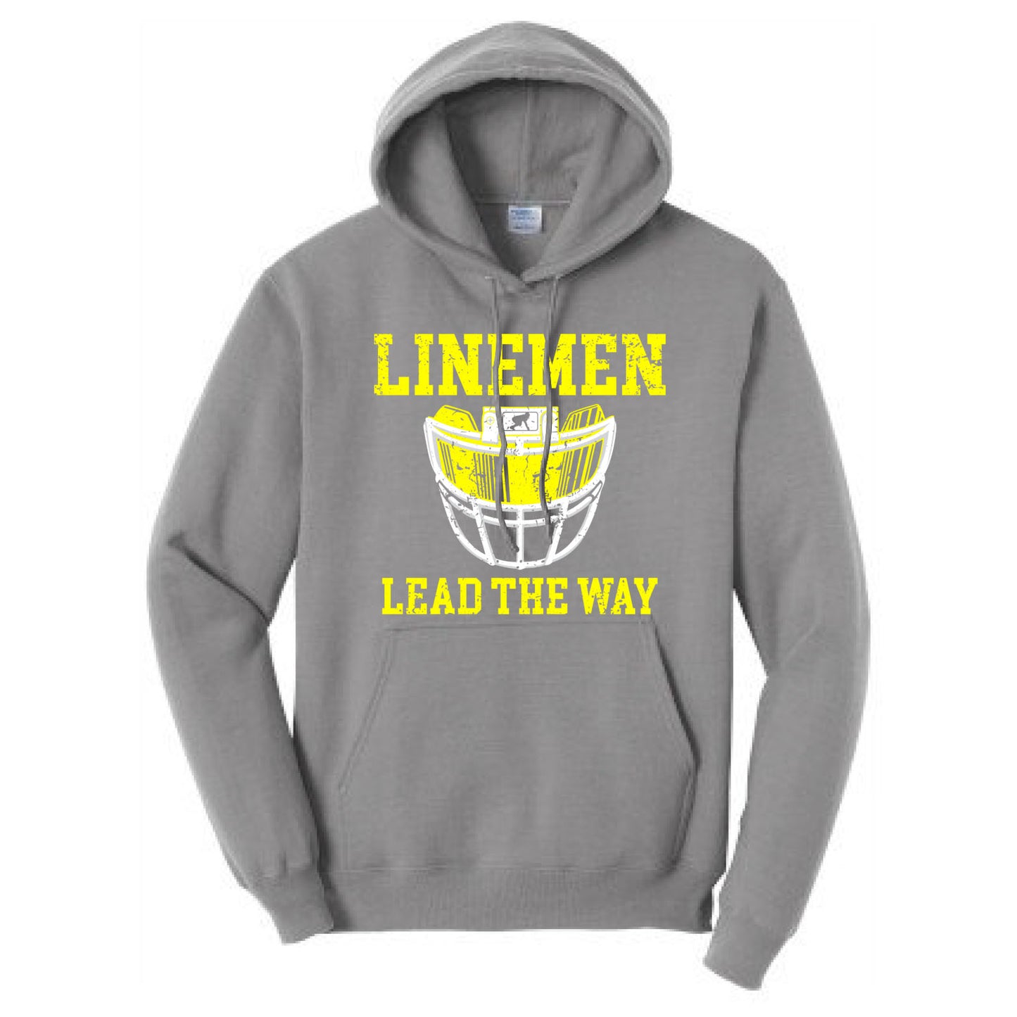 LINEMEN LEAD THE WAY (A) (Yellow) - Hoodie