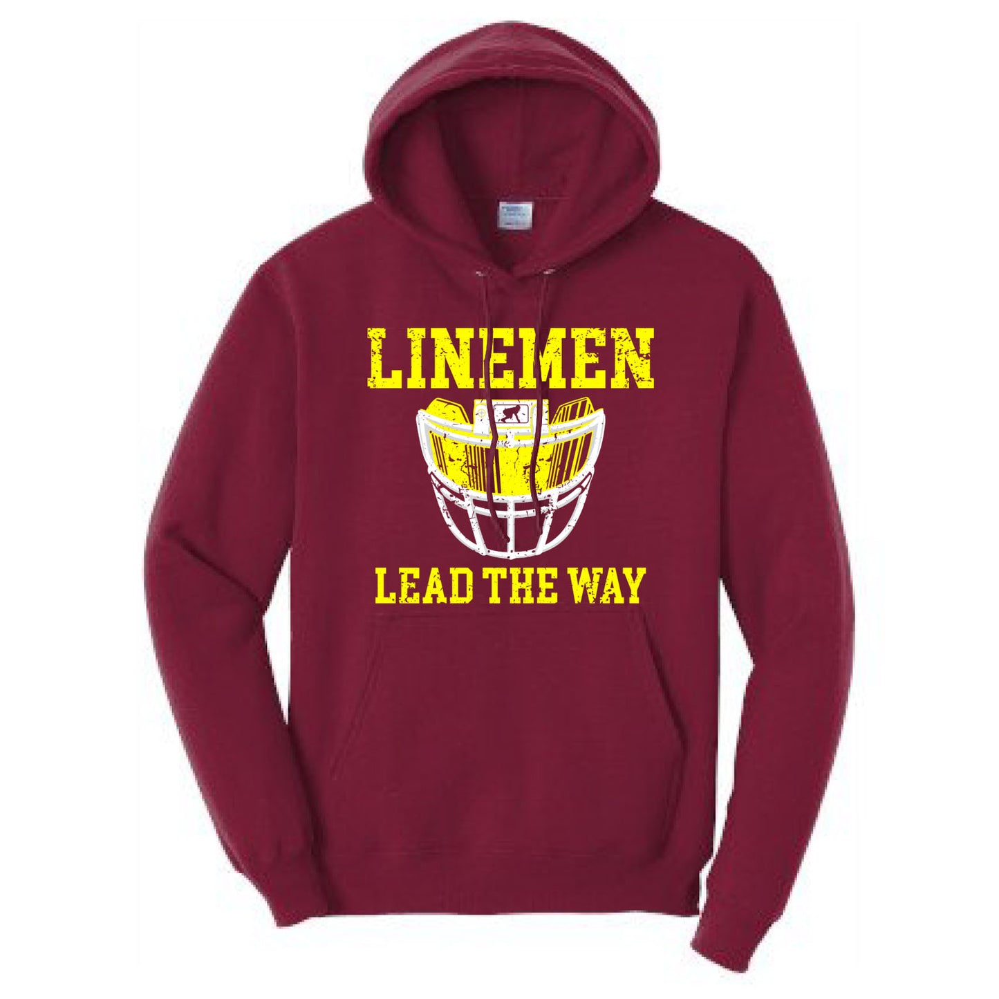 LINEMEN LEAD THE WAY (A) (Yellow) - Hoodie