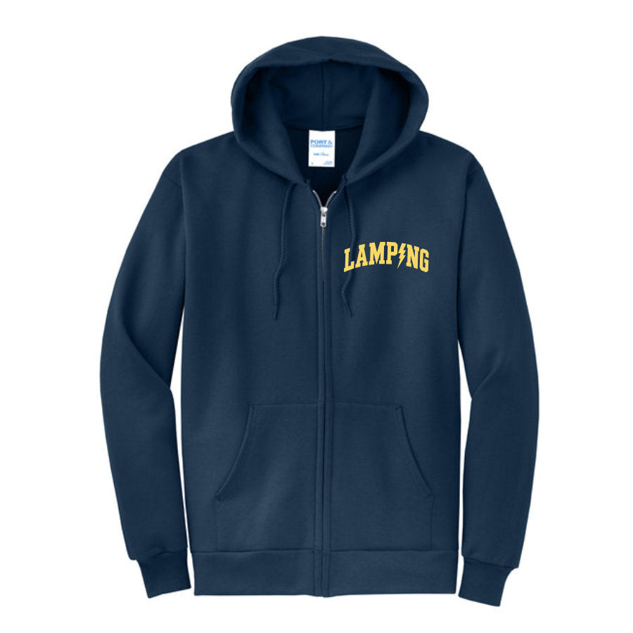LAMPING SPIRIT Zip-Up Hoodie