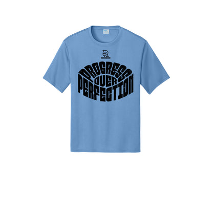 PROGRESS OVER PERFECTION (Black) - Short Sleeve Performance Tee