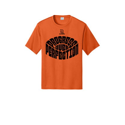PROGRESS OVER PERFECTION (Black) - Short Sleeve Performance Tee