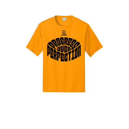 PROGRESS OVER PERFECTION (Black) - Short Sleeve Performance Tee