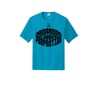 PROGRESS OVER PERFECTION (Black) - Short Sleeve Performance Tee