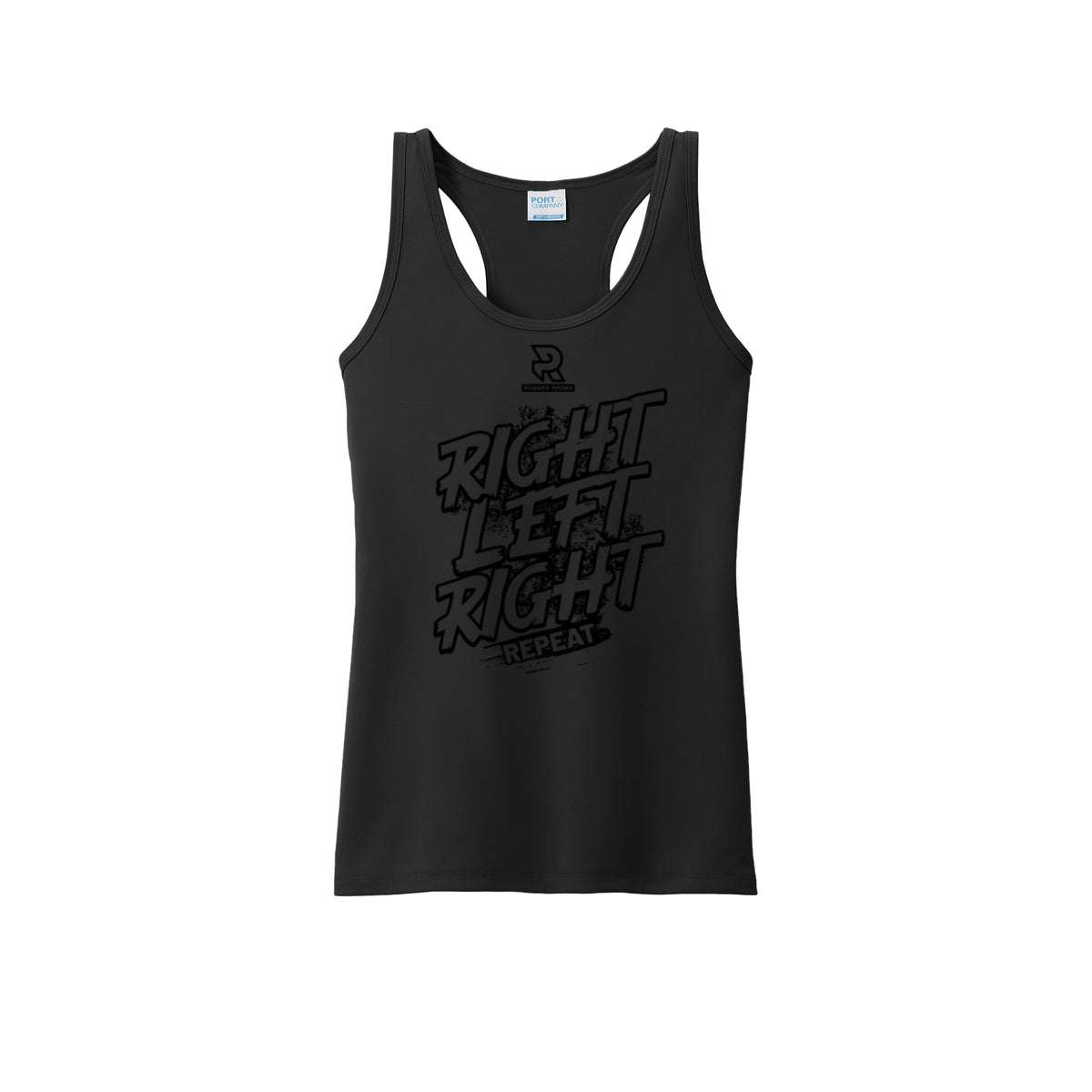 RIGHT LEFT RIGHT (Black) - Womens Performance Tank
