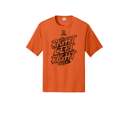RIGHT LEFT RIGHT (Black) - Short Sleeve Performance Tee