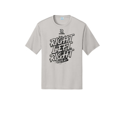RIGHT LEFT RIGHT (Black) - Short Sleeve Performance Tee