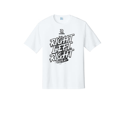 RIGHT LEFT RIGHT (Black) - Short Sleeve Performance Tee