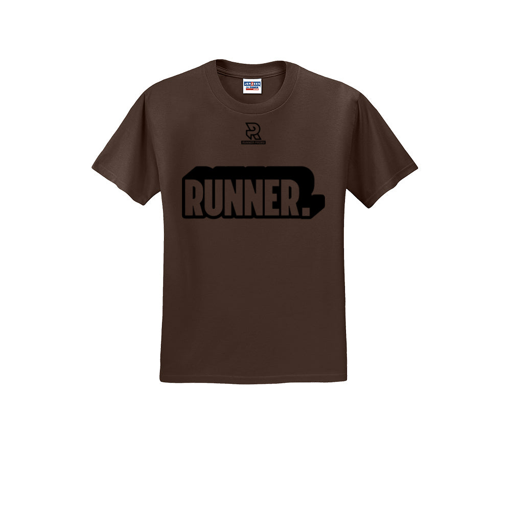 RUNNER DNA (Black) - Short Sleeve 50/50 Tee