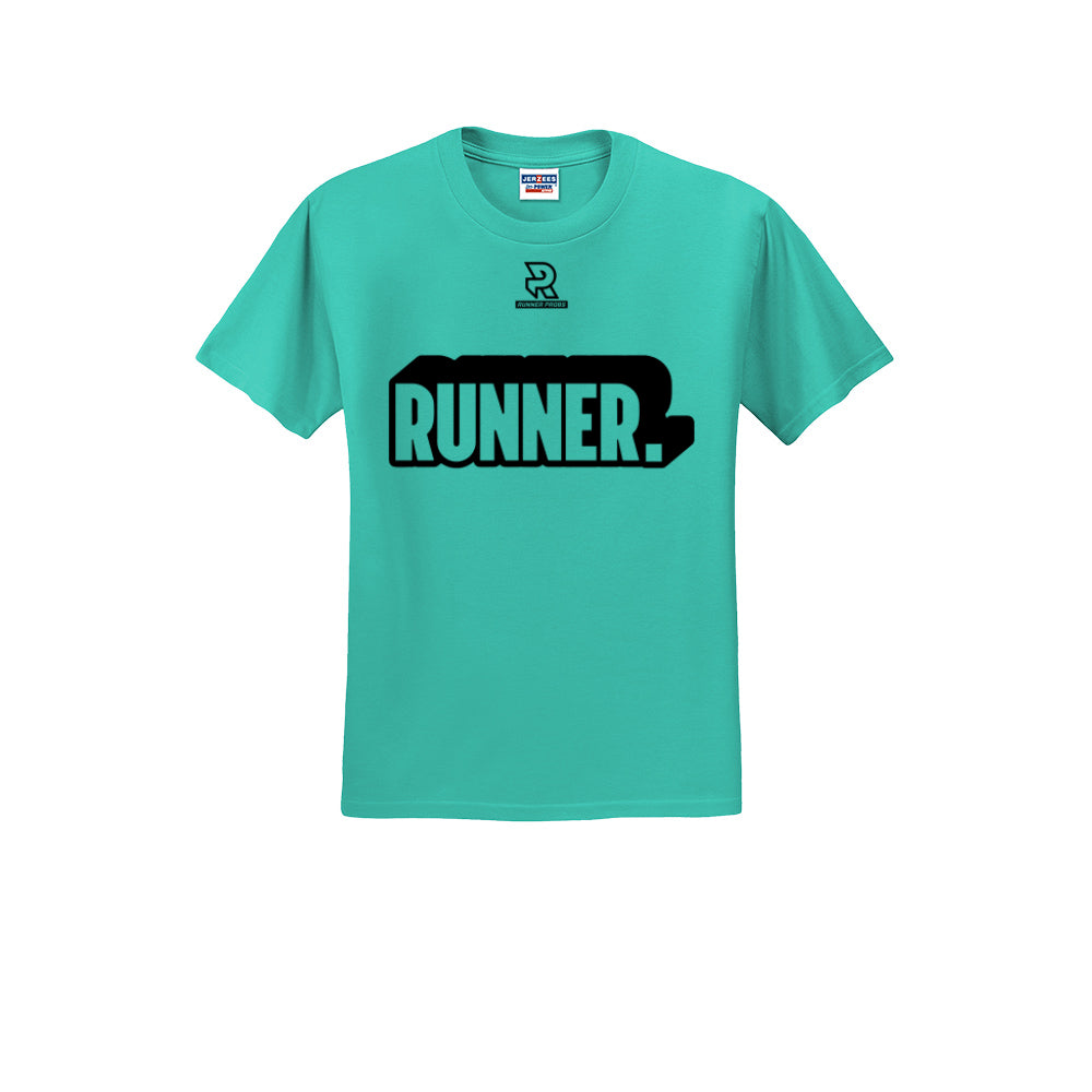 RUNNER DNA (Black) - Short Sleeve 50/50 Tee