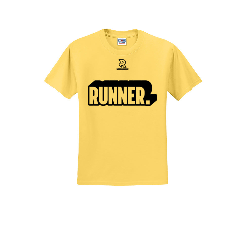 RUNNER DNA (Black) - Short Sleeve 50/50 Tee