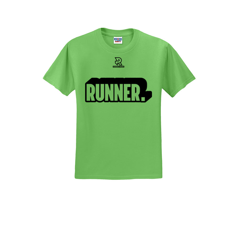 RUNNER DNA (Black) - Short Sleeve 50/50 Tee