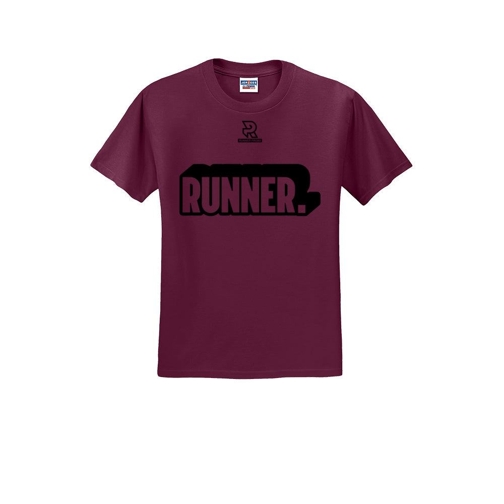 RUNNER DNA (Black) - Short Sleeve 50/50 Tee