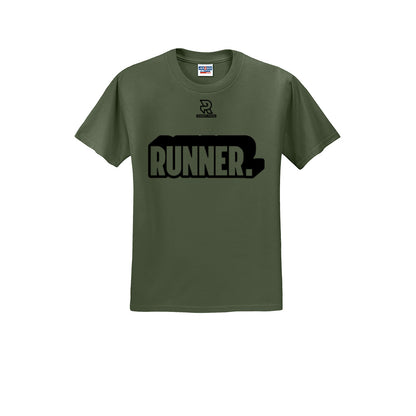 RUNNER DNA (Black) - Short Sleeve 50/50 Tee