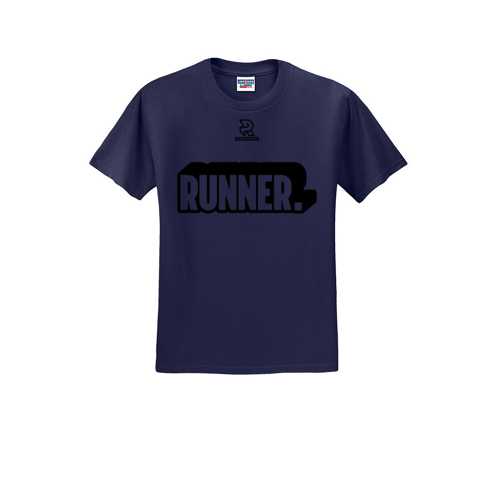 RUNNER DNA (Black) - Short Sleeve 50/50 Tee