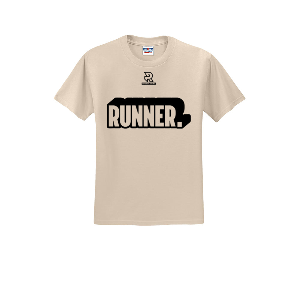 RUNNER DNA (Black) - Short Sleeve 50/50 Tee