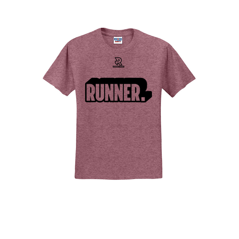RUNNER DNA (Black) - Short Sleeve 50/50 Tee