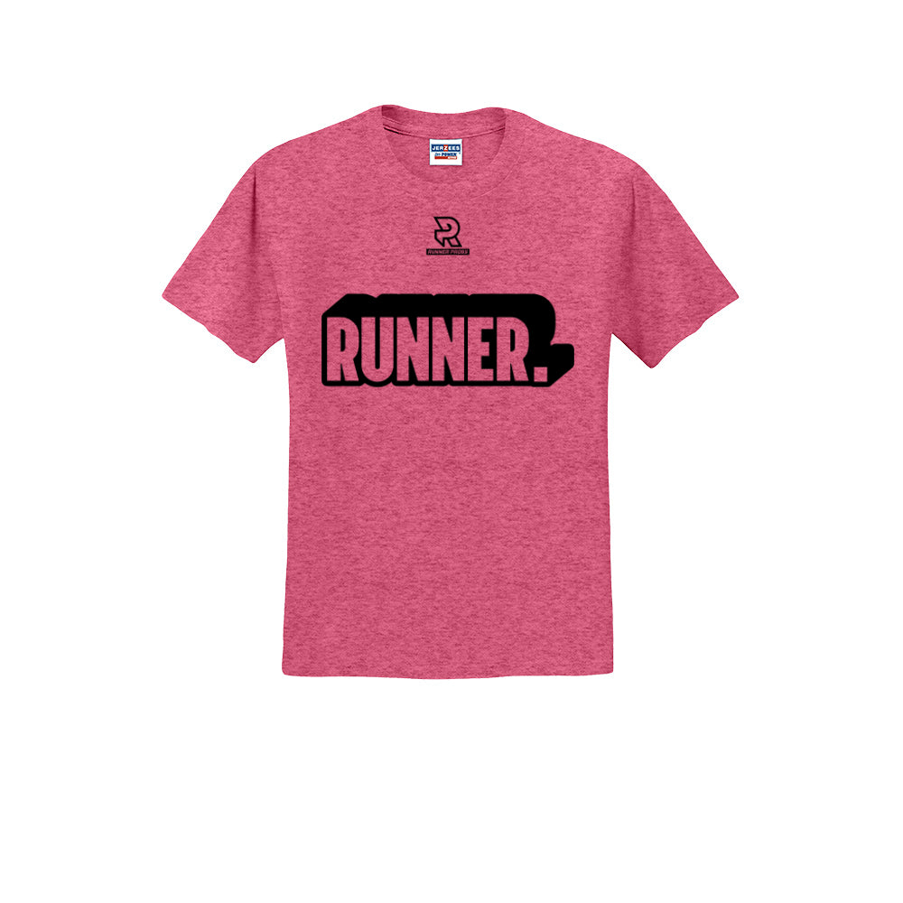 RUNNER DNA (Black) - Short Sleeve 50/50 Tee
