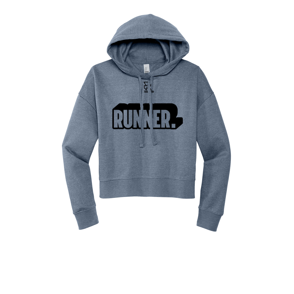 RUNNER DNA (Black) - Womens Fleece Hoodie