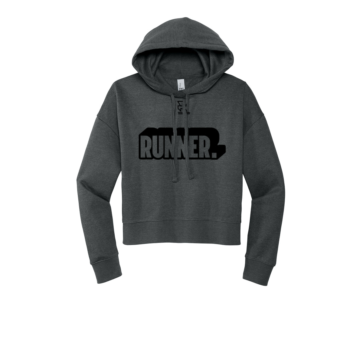 RUNNER DNA (Black) - Womens Fleece Hoodie