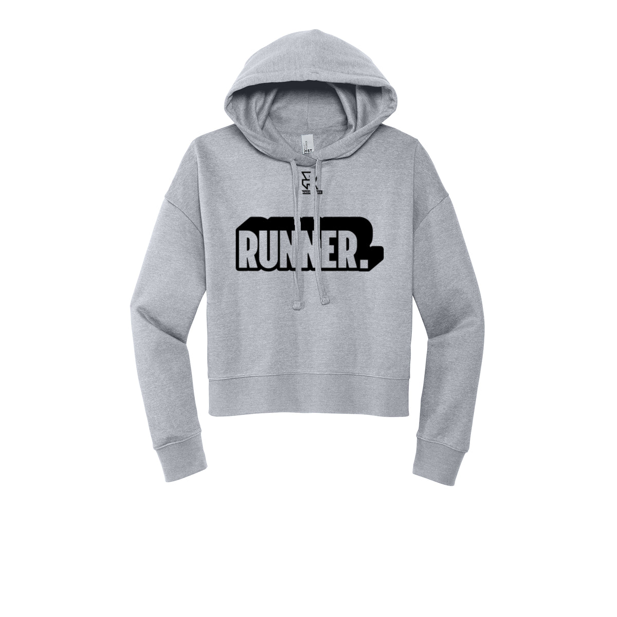 RUNNER DNA (Black) - Womens Fleece Hoodie
