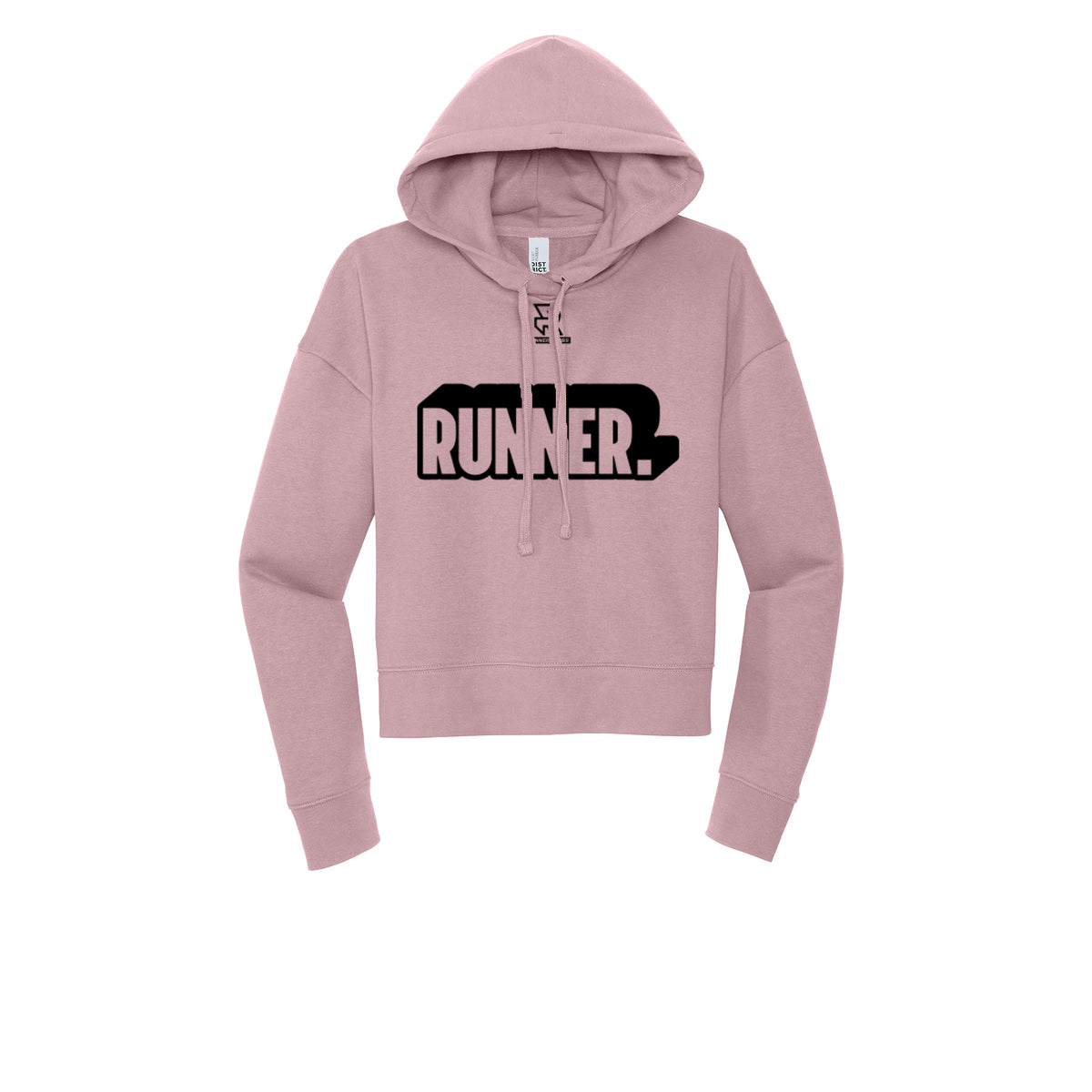 RUNNER DNA (Black) - Womens Fleece Hoodie