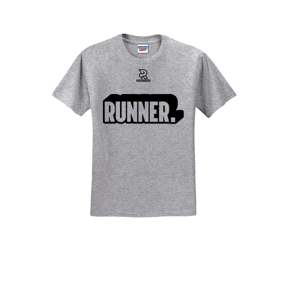 RUNNER DNA (Black) - Short Sleeve Cotton Tee